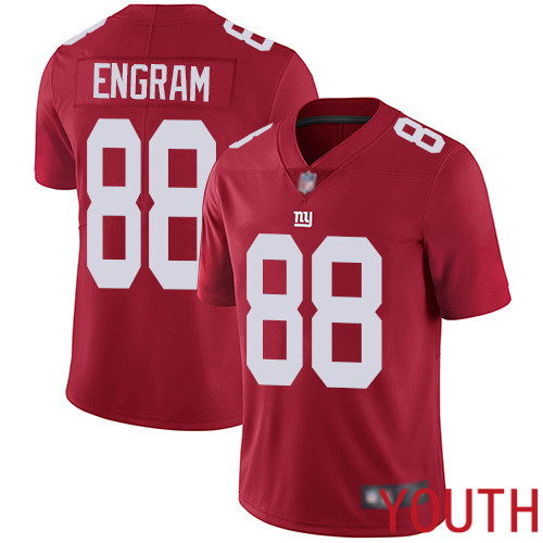 Youth New York Giants #88 Evan Engram Red Limited Red Inverted Legend Football NFL Jersey->youth nfl jersey->Youth Jersey